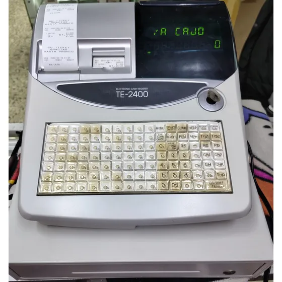 Caja Registradora Casio Te-2400