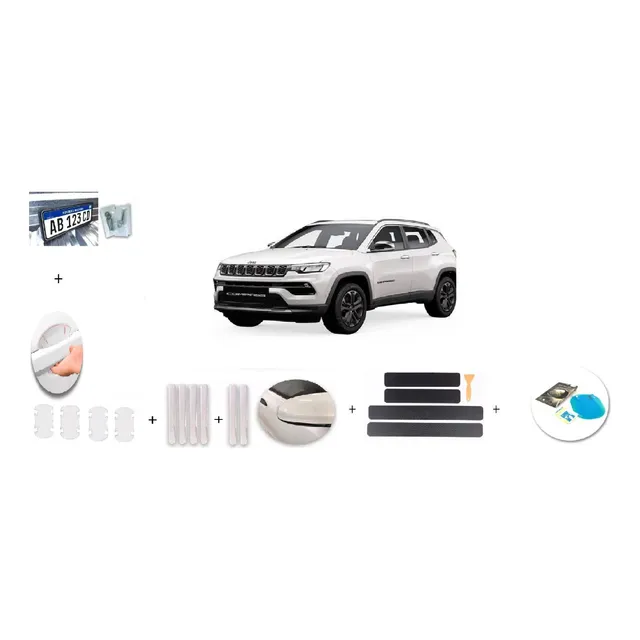  Combo De Accesorios De Protección Para Jeep Compass