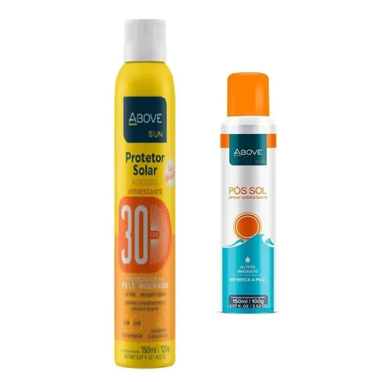 Protetor Solar Spray Above 150ml Fps 30 + Above Sun Pós Sol