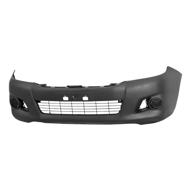 Paragolpe Delantero Negro Toyota Hilux 2012 - 2015 