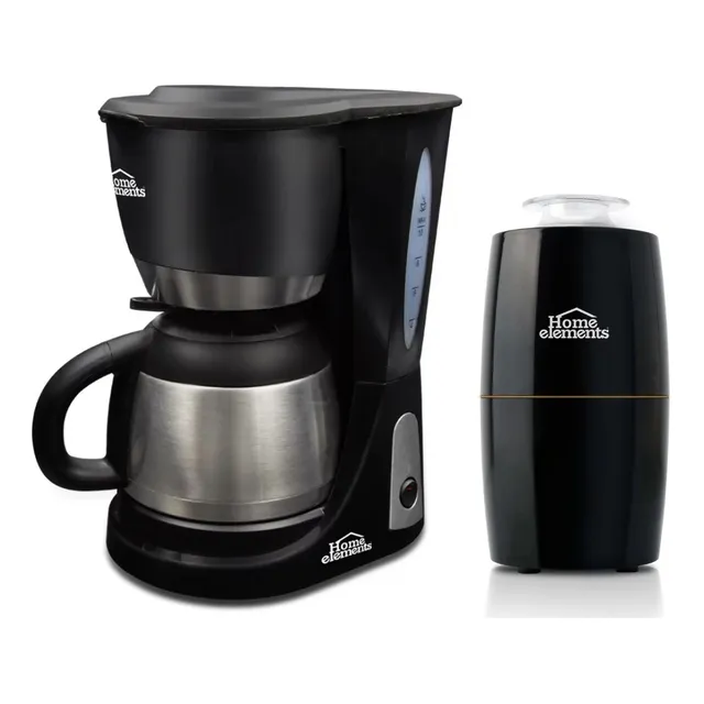 Combo Cafetera 10 Tazas Y Molino Electrico De Cafe