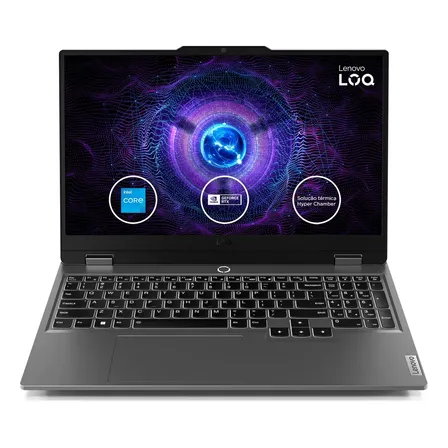 Notebook Gamer Lenovo LOQ 15IRX9 Intel Core i5-13450HX RTX 3050 8GB 512GB SSD windows 11