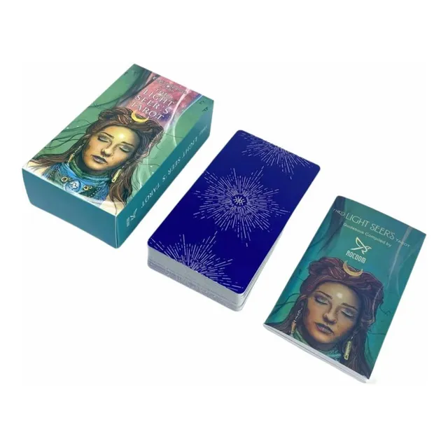 Tarot Light Seers 78 Cartas Arcanos Lectura Mazo-sin Bordes