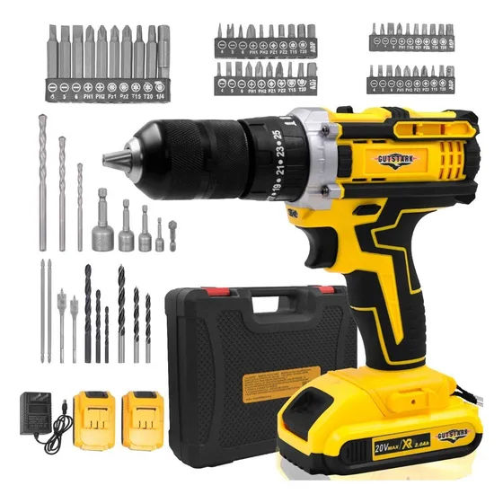 Rotomartillo electroneumático Gutstark mkz-talad69pzama inalámbrico amarillo con 300W de potencia 127V