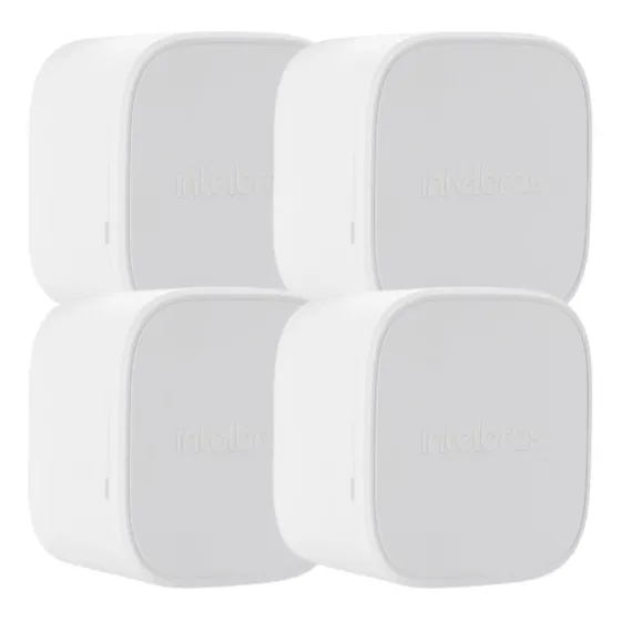 Kit 4 Caixas P/ Cam De Cftv P Vbox 1000 Mini Intelbras