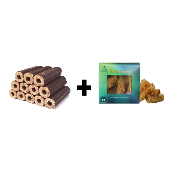 60k De Briquetas  +   1  Bolsa Piña Ecológica