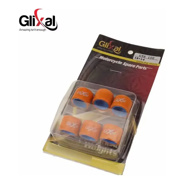 Rulos 14g Marca Glixal De Carrera Alto Rendimiento