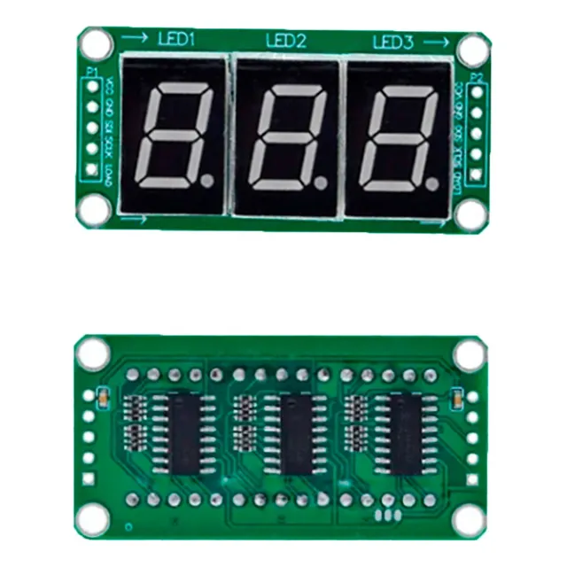74hc595 Modulo Display 7 Segmentos 3 Digitos