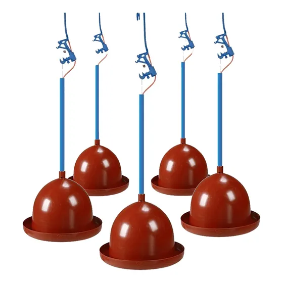 Kit 5 Unidades Bebedouro Frango Aves Pendular Automatico