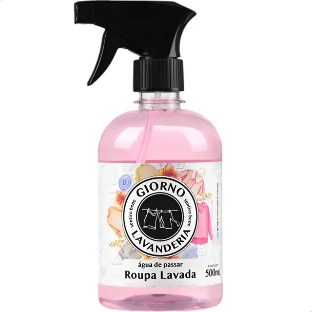 Agua Passar Perfumada Giorno Bagno 500ml Tecido Ambiente Nf