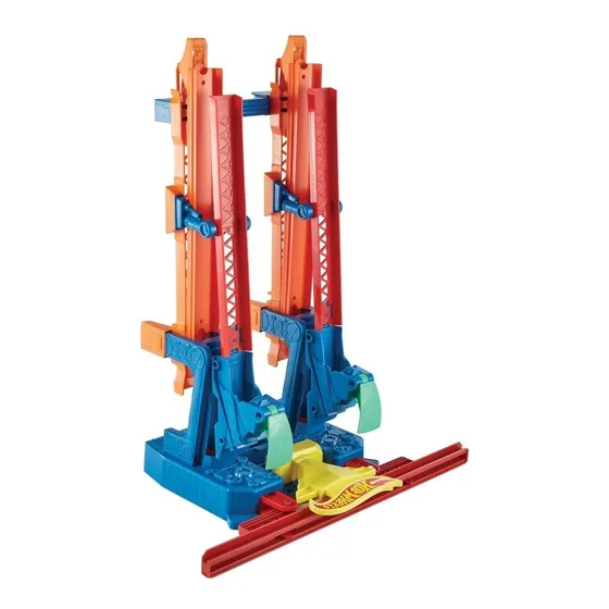 Pista Hot Wheels Steam Mattel Hdy48 Balance Challenge, color azul
