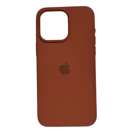 Capa Capinha iPhone 13 Pro Max Silicone Aveludada Proteção Marrom iPhone 13 Pro Max