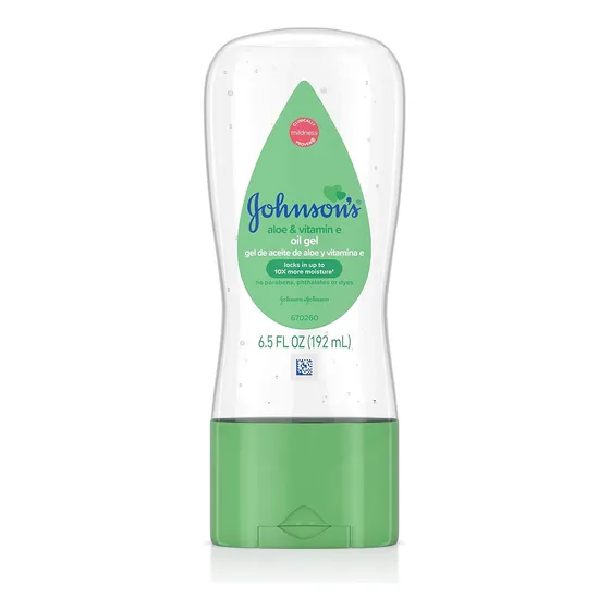 Johnson's Baby Gel De Aceite Con Aloe Vera Y Vitamina E, Cui