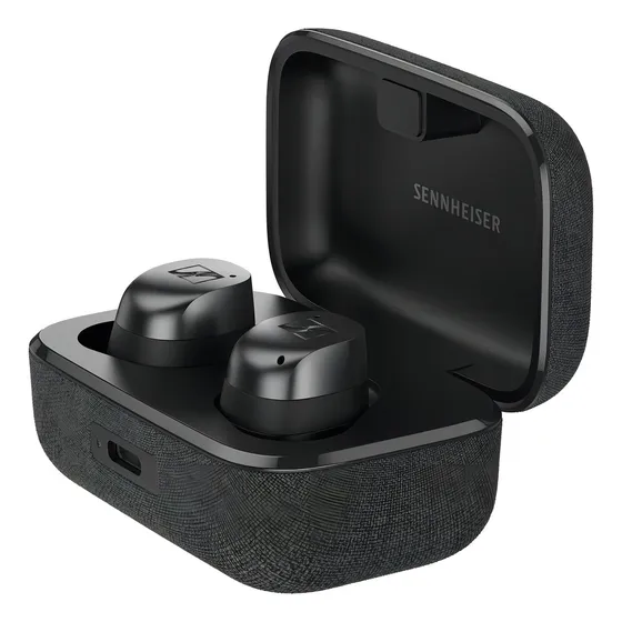 Áudio Sennheiser Momentum True Wireless 4 cores cinza escuro
