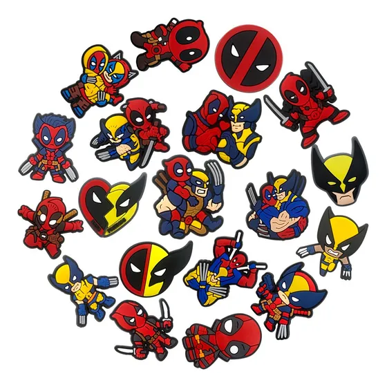 Pines Para Zapatos Bolso Decoración  Deadpool &wolverin