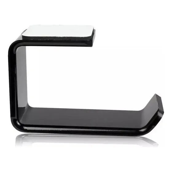 2 Suportes De Fone De Ouvido Acrílico Mesa Parede Resistente