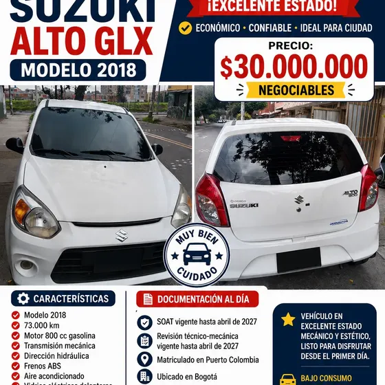 Suzuki Alto 2018 0.8 Glx