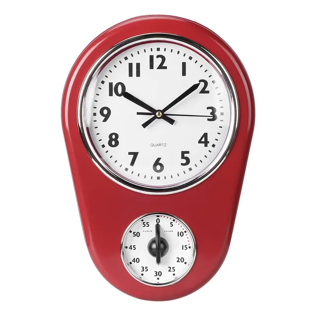 Pared Temporizador Cocina Retro Para Hogar Reloj Campana