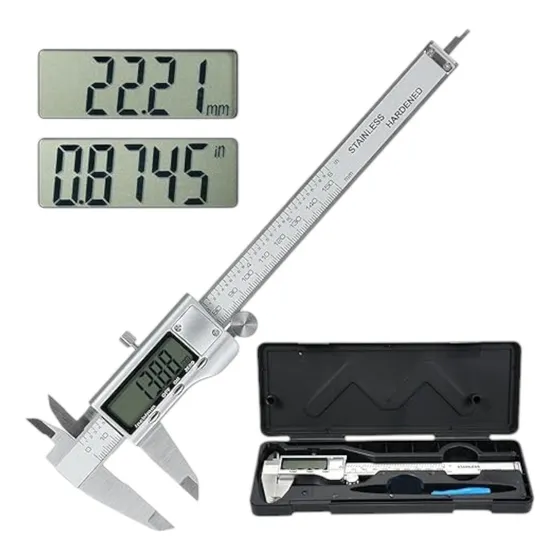 Calibre Precisión Digital Lcd 0-150mm Interior Exterior Prof
