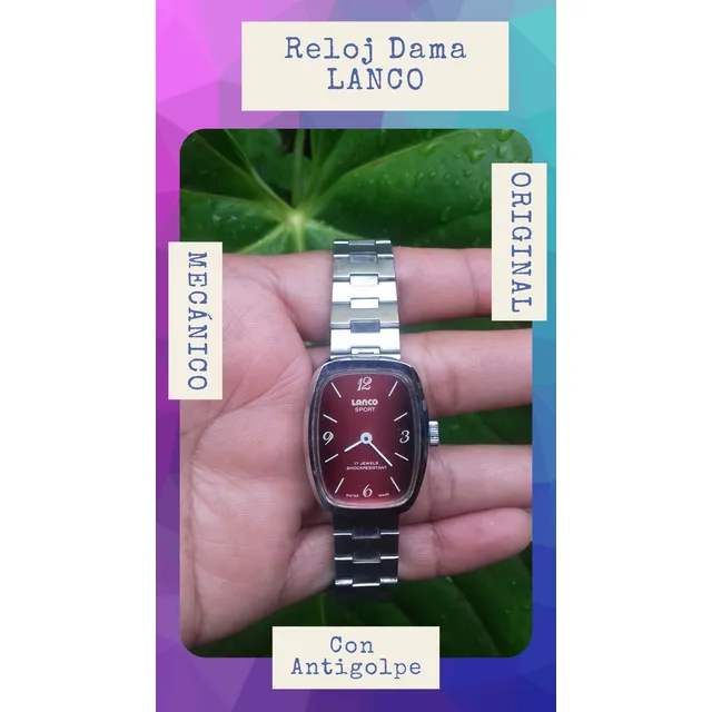 Reloj Lanco Original. De Colección.  Mecánico. Nuevo.