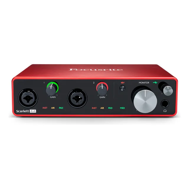 Interfaz De Audio Usb 4x4 Scarlett 4i4 4g Focusrite