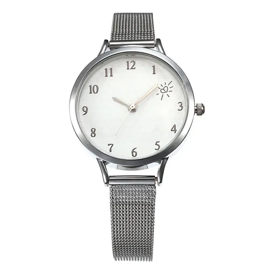 Bdd Reloj Con Correa De Malla Para Mujer: Moderna Funda De