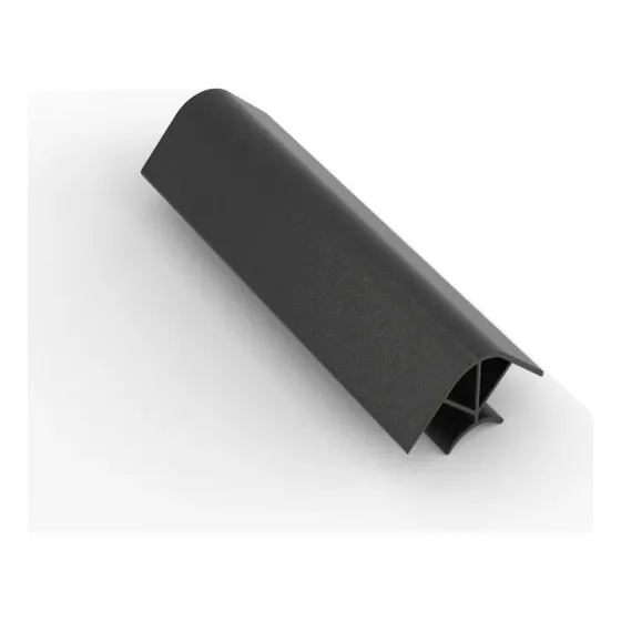 Esquinero Para Rodapie Negro H 12 Cm