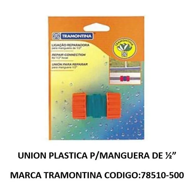 Unión Para Manguera De Riego 1/2    
