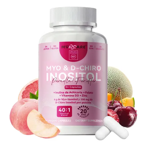 Myo Y D-chiro Inositol 246g Mezcla 40:1 Myo Inositol. B Life Sabor Sin ...