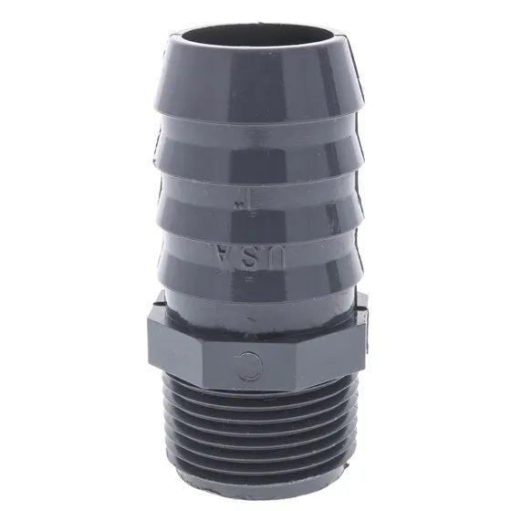 Dura 3 4  Mpt Hilo X 1  Tubo Barb Adaptador Acoplamiento