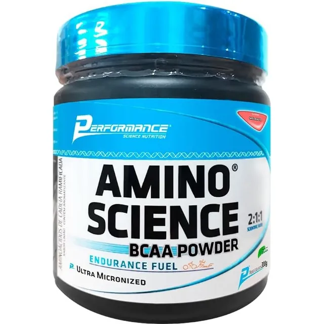 Kit 3x Amino Science Bcaa Powder 300g Performance Melancia
