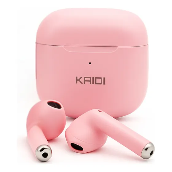 Fone De Ouvido Sem Fio Tws Bluetooth 5.1 Kaidi Kd-771 Cor Rosa