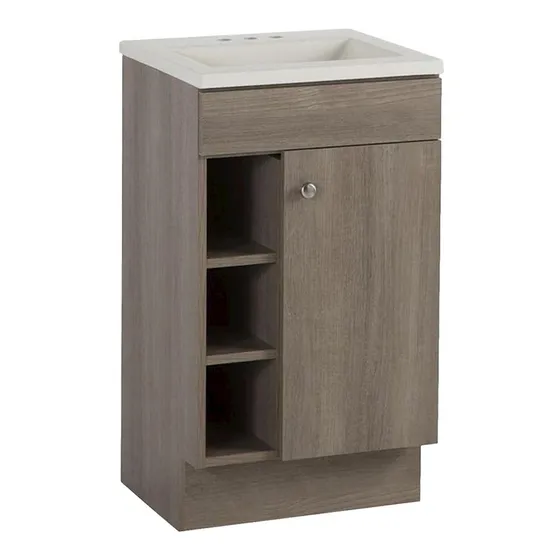 Mueble Para Baño Cartagena 46.36 X 42.2 X 84.15 Cm