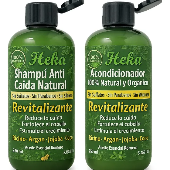 Shampoo Y Acondicionador Heka-tratamiento Anticaída-romero