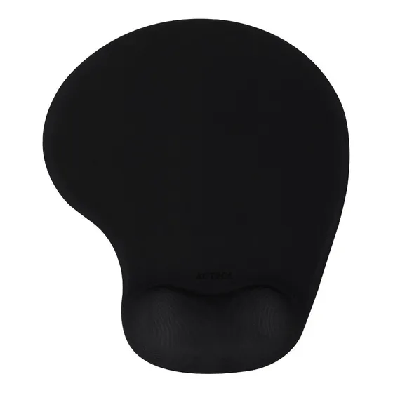 Mouse Pad Plane Mg210 Con Reposamuñecas De Gel Antideslizant Color Negro