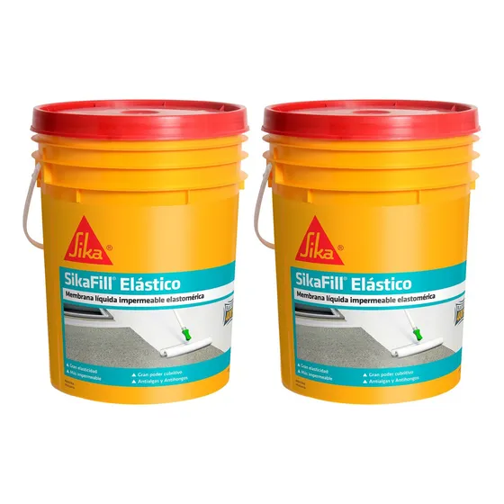 Membrana Liquida Sikafill Elástico Sika, 20+20kg, Colores