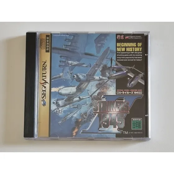 Strikers 1945 Ii 2 Saturn Original Completo Japonês