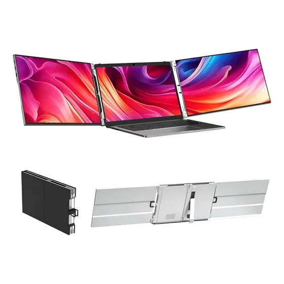 Monitor Portátil Wuxga De 14 Polegadas Para Laptop De 13,3-1 Branco
