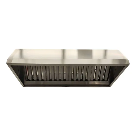 Coifa Industrial Em Aço Inox Com Filtro Inercial