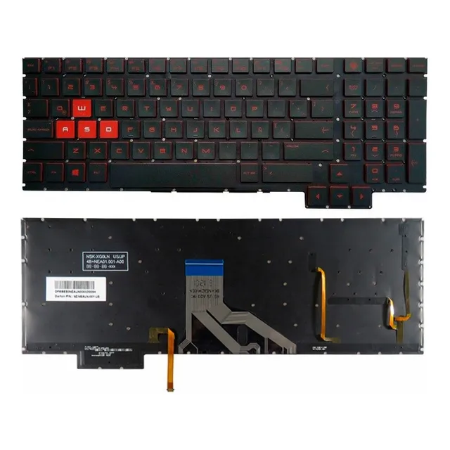 Teclado Hp Omen 15-ce Series Español Retroiluminado