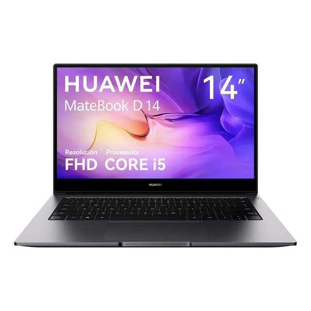 Laptop Huawei Matebook D 14'' I5 512gb Ssd 8gb Ram Gris Color Gris espacial