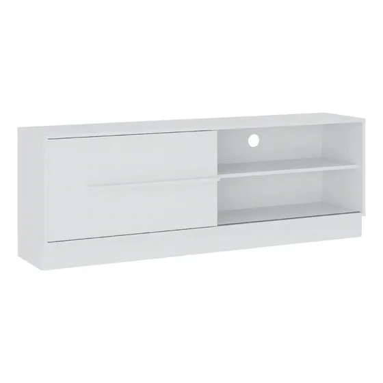 Mueble Para Tv 60 Pulgadas Hawai Mdp Una Puerta Blanco