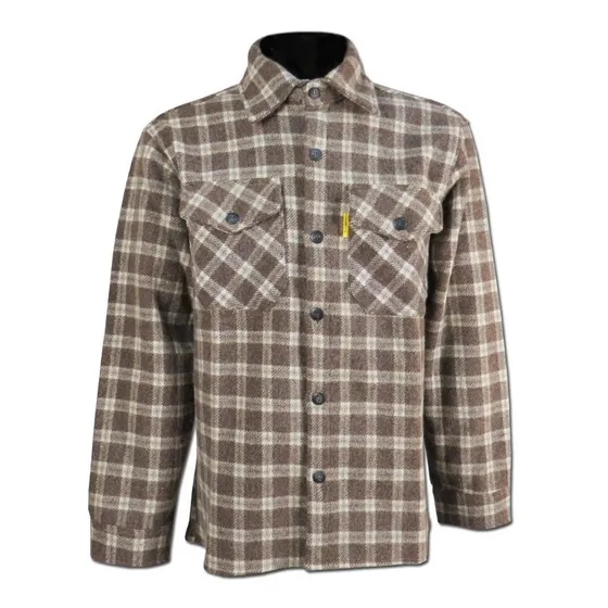 Camisa Leñadora Hombre 90% Lana Diferentes Motivos Y Colores