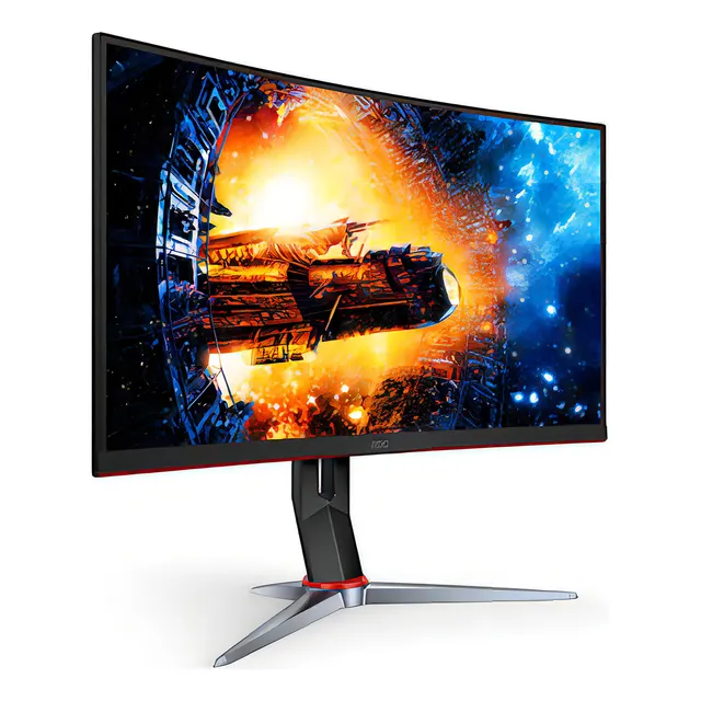 Monitor Gamer Curvo Aoc C24g2 23.8 full hd 165hz color negro
