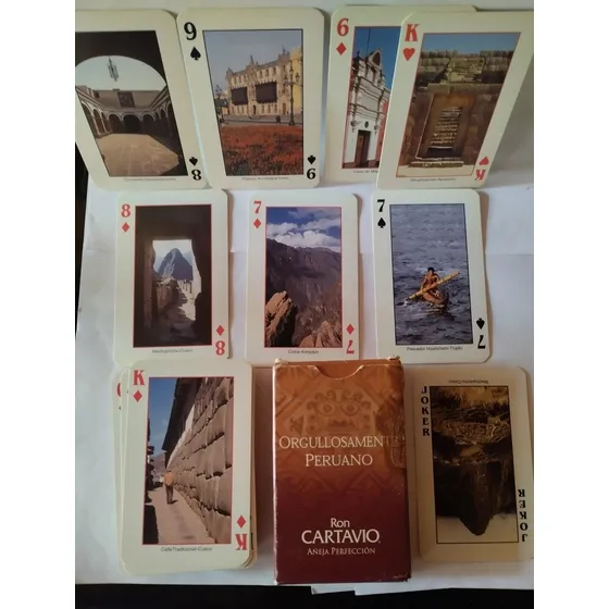Cartas Naipes R. Cartavio Colección Vintage 