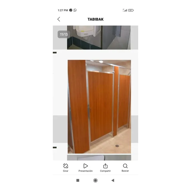 Baños Públicos, Tabiques Sanitarios En Baquelita Y Mdp 