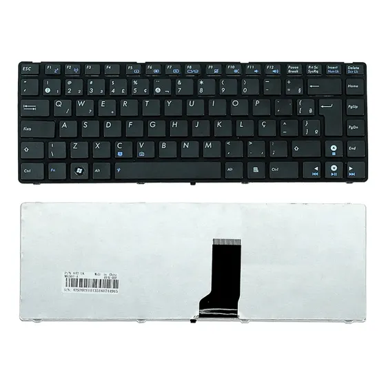 Teclado Para Asus A42 A42f K42 K42d K42f K43t X43j X44 X44c Cor Preto