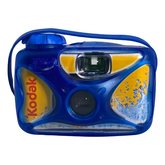 Cámara Desechable Kodak Sport Azul/amarilla