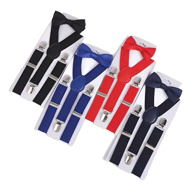 Tirantes Niño Cargaderas Para Pantalón Corbatín Ropa Fiesta