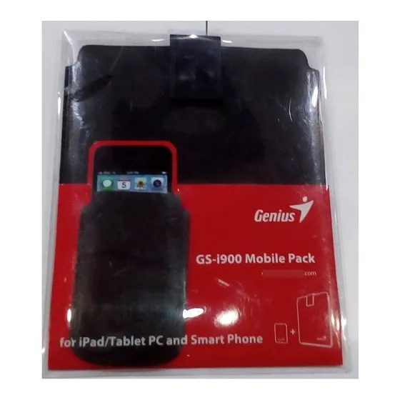 Funda Forro Para Tablet Y iPad Cuero Original Genius Gs-i900